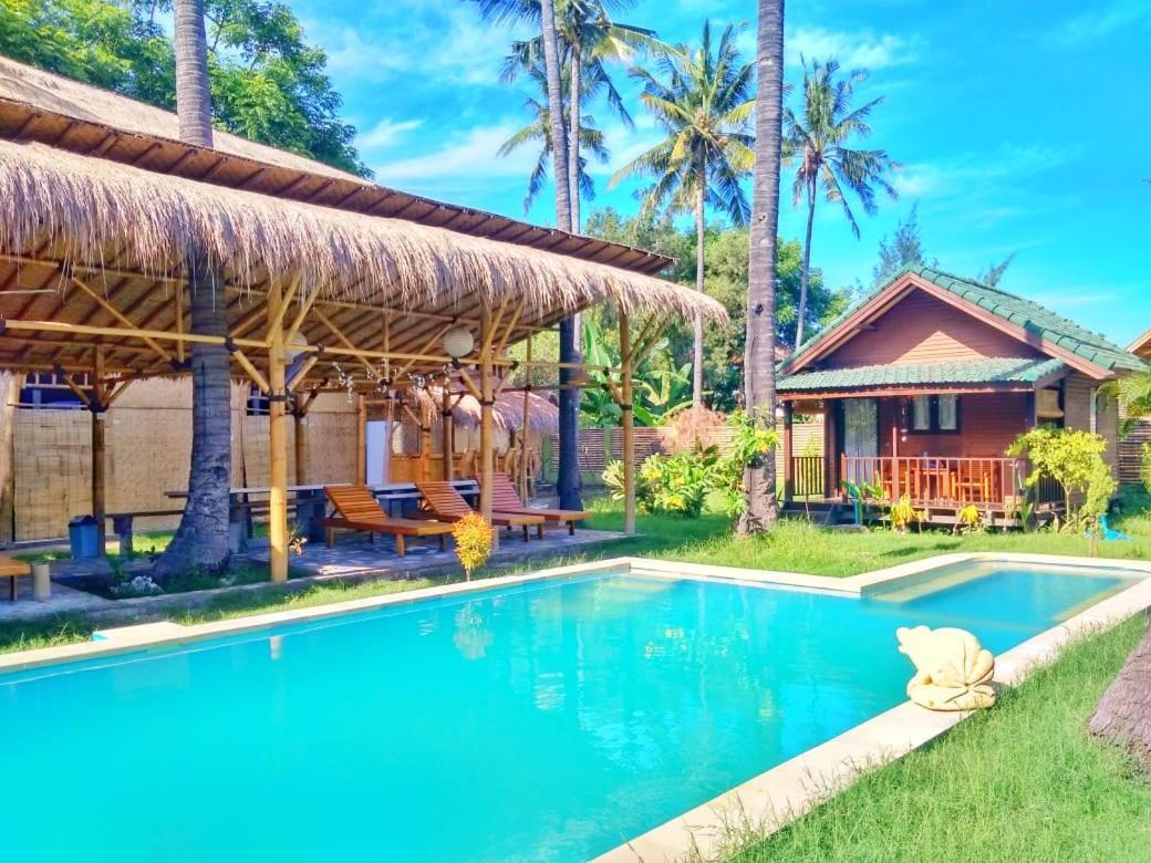 Oasi Bungalows Hotel Gili Air Exterior foto